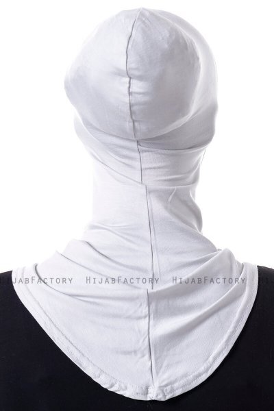 Damla - Lysegrå Ninja Hijab Mask Amta