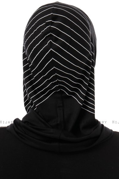 Babe Cross - Sort & Hvid One-Piece Al Amira Hijab