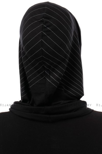 Babe Cross - Sort & Lysegrå One-Piece Al Amira Hijab