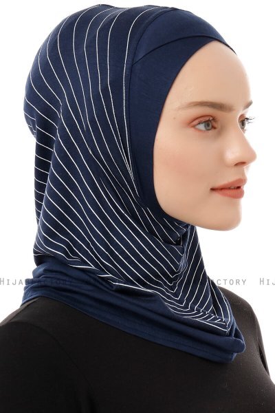 Babe Cross - Marine Blå One-Piece Al Amira Hijab