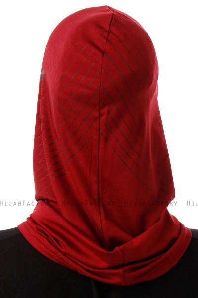 Babe Cross - Bordeaux One-Piece Al Amira Hijab