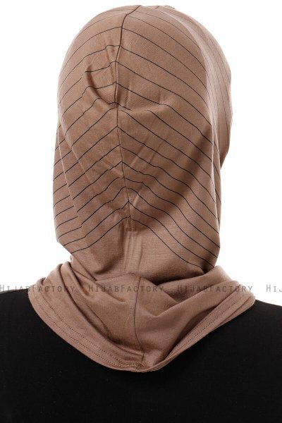 Babe Cross - Mørk Taupe One-Piece Al Amira Hijab