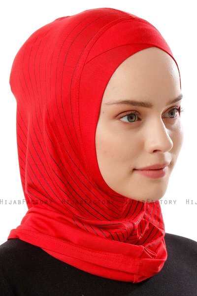 Babe Cross - Rød One-Piece Al Amira Hijab
