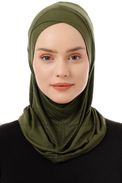 Babe Cross - Khaki One-Piece Al Amira Hijab