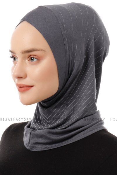 Babe Cross - Mørkegrå One-Piece Al Amira Hijab