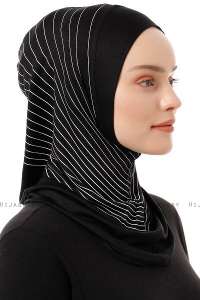 Babe Plain - Sort & Hvid One-Piece Al Amira Hijab