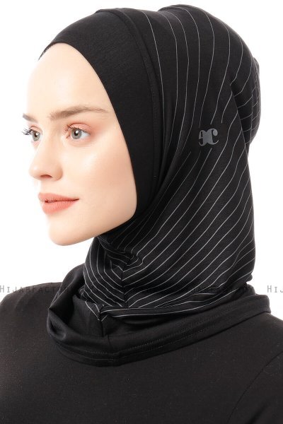 Babe Plain - Sort & Lysegrå One-Piece Al Amira Hijab