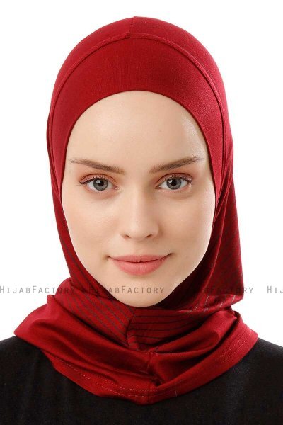 Babe Plain - Bordeaux One-Piece Al Amira Hijab