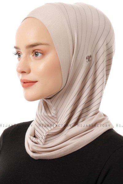Babe Plain - Lys Taupe One-Piece Al Amira Hijab