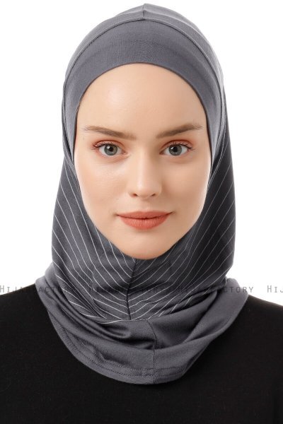 Babe Plain - Mørkegrå One-Piece Al Amira Hijab
