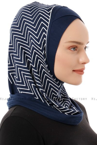 Silva Cross - Marine Blå One-Piece Al Amira Hijab