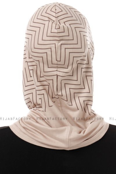 Silva Cross - Lys Taupe One-Piece Al Amira Hijab