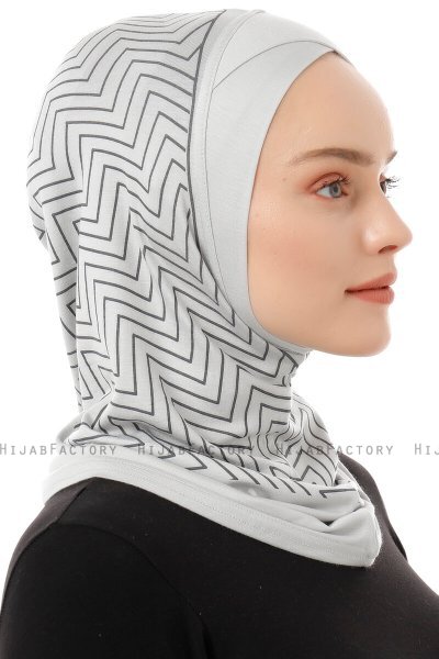 Silva Cross - Lysegrå One-Piece Al Amira Hijab