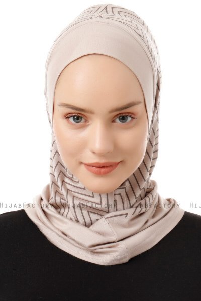 Silva Plain - Lys Taupe One-Piece Al Amira Hijab