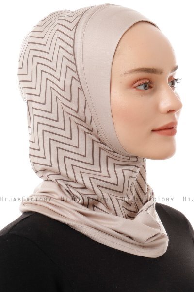 Silva Plain - Lys Taupe One-Piece Al Amira Hijab