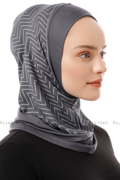 Silva Plain - Mørkegrå One-Piece Al Amira Hijab