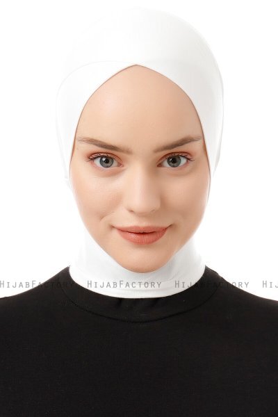 Elnara - Hvid Cross Hijab Amta