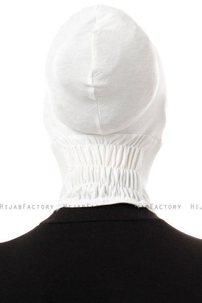 Elnara - Hvid Cross Hijab Amta