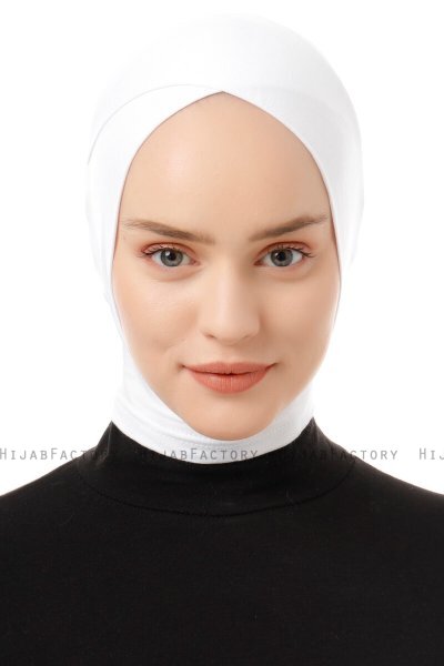 Elnara - Creme Cross Hijab Amta