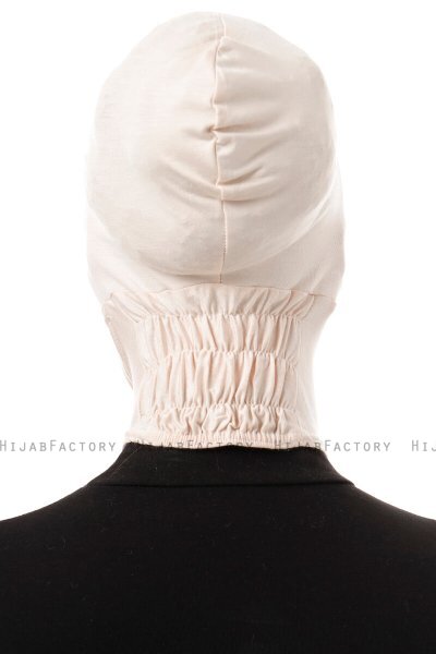 Elnara - Beige Cross Hijab Amta