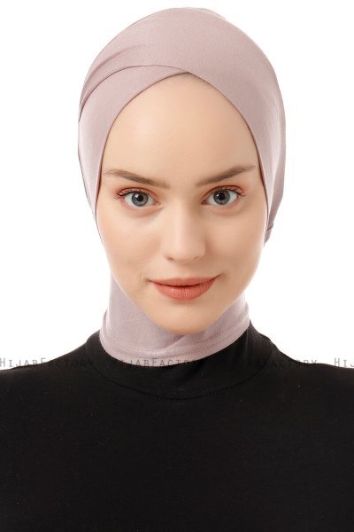 Elnara - Stengrå Cross Hijab Amta