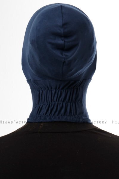 Elnara - Marine Blå Plain Hijab Amta