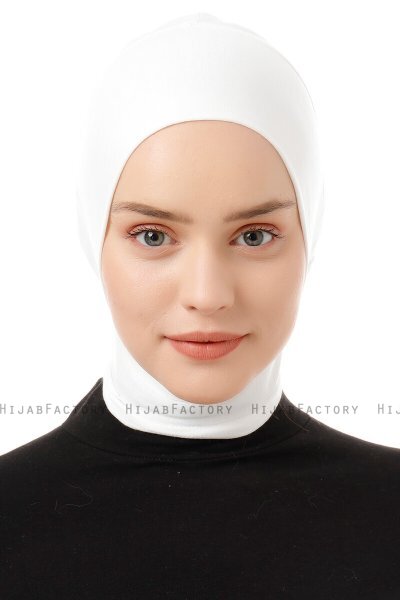 Elnara - Creme Plain Hijab Amta