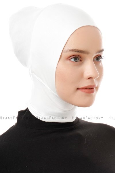 Elnara - Creme Plain Hijab Amta