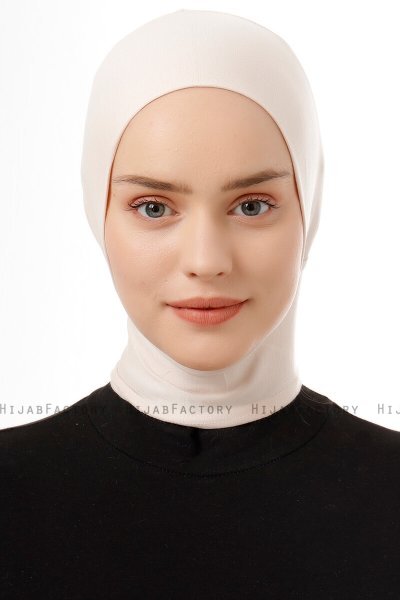 Elnara - Beige Plain Hijab Amta
