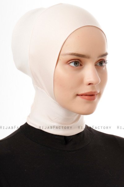 Elnara - Beige Plain Hijab Amta