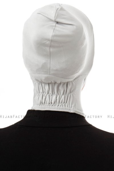 Elnara - Lysegrå Plain Hijab Amta