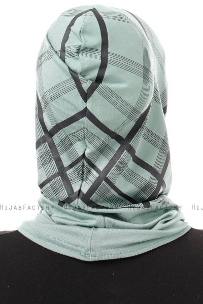 Ekose Plain - Grøn One-Piece Al Amira Hijab