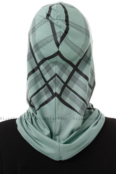 Ekose Cross - Grøn One-Piece Al Amira Hijab