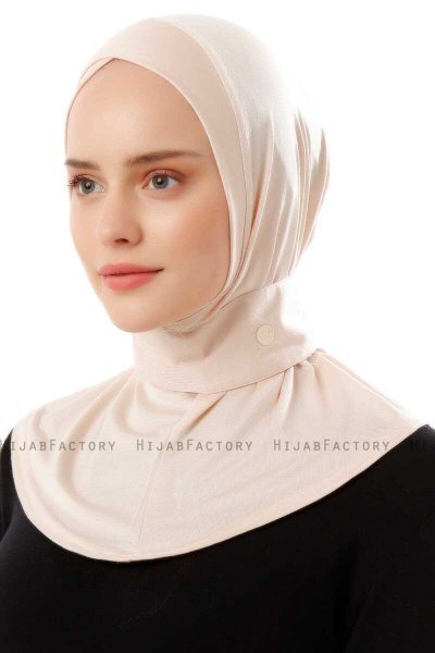 Ceren - Beige Praktisk Viskos Hijab