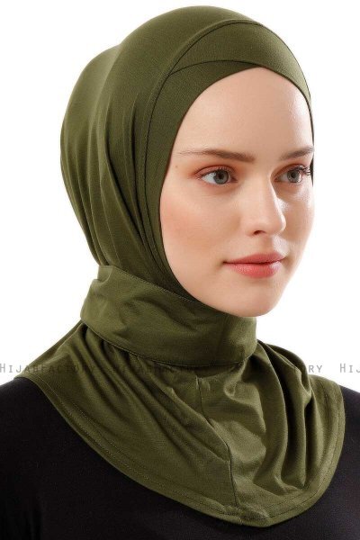 Ceren - Khaki Praktisk Viskos Hijab