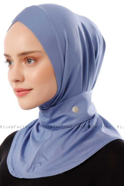 Ceren - Indigo Praktisk Viskos Hijab