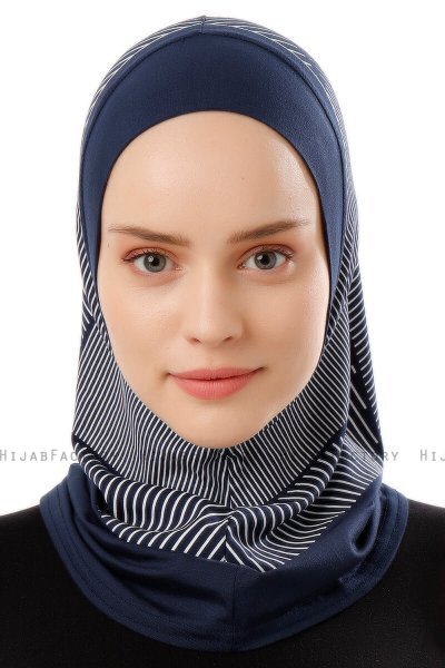 Wind Plain - Marine Blå One-Piece Al Amira Hijab