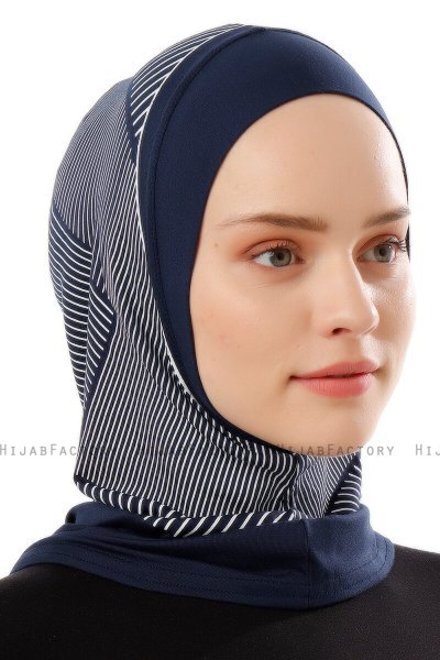 Wind Plain - Marine Blå One-Piece Al Amira Hijab