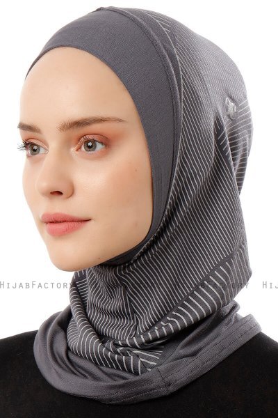 Wind Plain - Mørkegrå One-Piece Al Amira Hijab