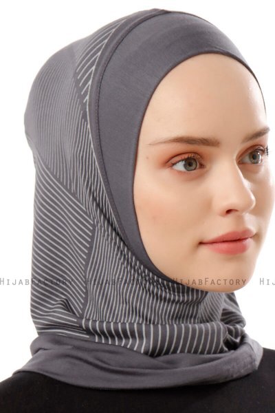 Wind Plain - Mørkegrå One-Piece Al Amira Hijab