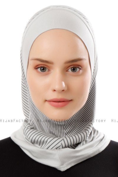 Wind Plain - Lysegrå One-Piece Al Amira Hijab