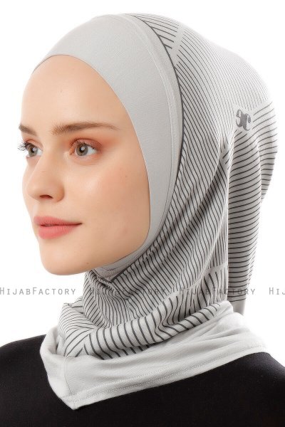 Wind Plain - Lysegrå One-Piece Al Amira Hijab