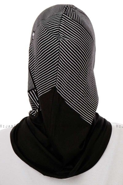 Wind Cross - Sort & Lysegrå One-Piece Al Amira Hijab