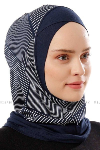 Wind Cross - Marine Blå One-Piece Al Amira Hijab