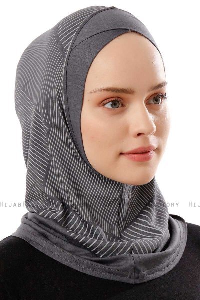 Wind Cross - Mørkegrå One-Piece Al Amira Hijab