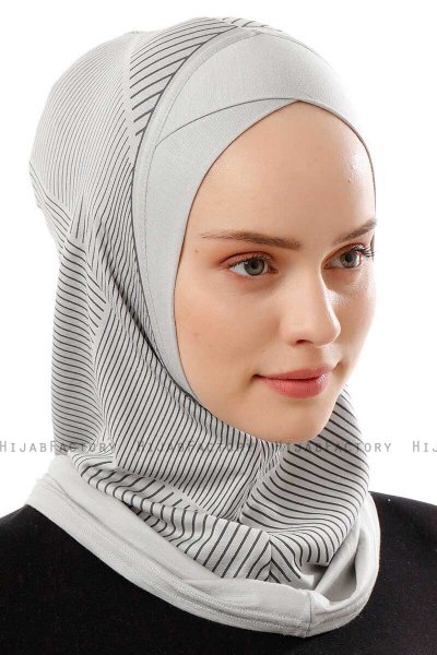 Wind Cross - Lysegrå One-Piece Al Amira Hijab