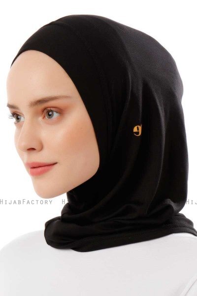 Logo Plain - Sort & Gold One-Piece Al Amira Hijab