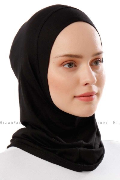 Logo Plain - Sort & Gold One-Piece Al Amira Hijab