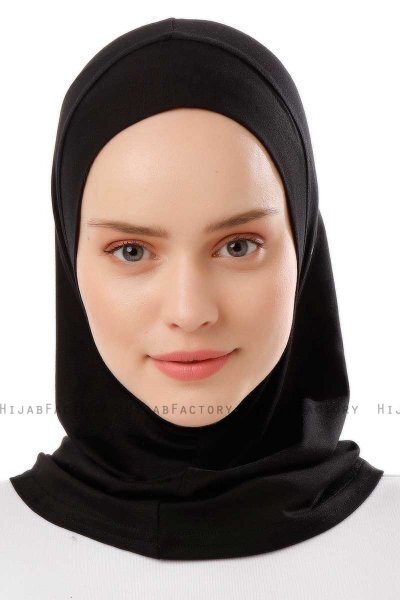 Logo Plain - Sort & Lysegrå One-Piece Al Amira Hijab