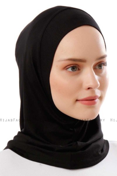 Logo Plain - Sort & Lysegrå One-Piece Al Amira Hijab